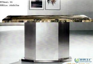 011款歐式豪華風(fēng)格不銹鋼大理石餐桌!_家居家具_(dá)世界工廠網(wǎng)中國(guó)產(chǎn)品信息庫